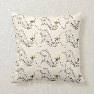 cadeau voor witte olifanten (humor) kussen