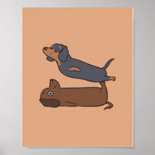 cadeau voor worst Puppy Poster