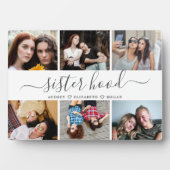 Cadeau voor zusters zusterschap foto collage fotoplaat (voorkant)