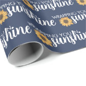 Cadeau Vous Envelopper Dans Du Papier Enveloppé Au Soleil (Coin rond)