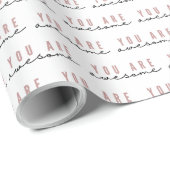 Cadeau Vous Êtes Un Magnifique Papier Enveloppant (Coin rond)