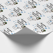 Cadeau Vous soufflant papier d'emballage de baisers de (Coin)