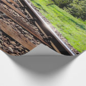 Cadeau voyage ferroviaire, papier d'emballage (Coin)