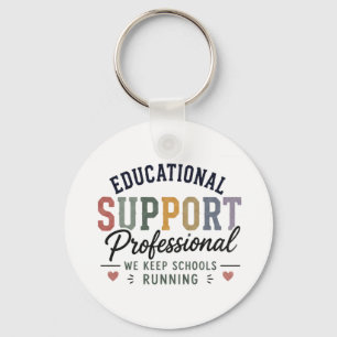 Cadeau waardering onderwijsondersteunend personeel sleutelhanger