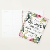 Cadeau waardering therapeut Bedankt Citaat Planner (Display)