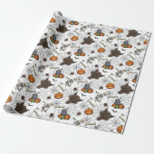 Cadeau 🐺 Werewolf Halloween Papier à enveloppement 🎃 💀 (Déroulé)