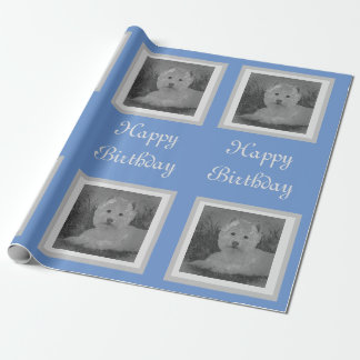 Cadeau Westie Anniversaire Papier