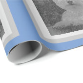 Cadeau Westie Anniversaire Papier (Coin rond)