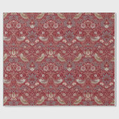 Cadeau William Morris fraise Thief Papier à envelopper (Plat)