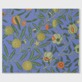 Cadeau William Morris Pomegranate Bleu papier peint color (Plat)