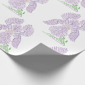 Cadeau World Word Iris Wrapper Papier (Coin)