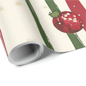 Cadeau Yule Tide #2 Papier à envelopper Noël (Coin rond)