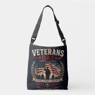 Cadeaubaan voor militaire veteranen - waardering v crossbody tas