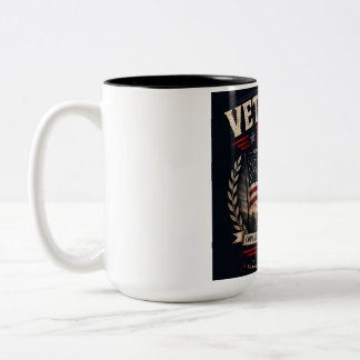 Cadeaubaan voor militaire veteranen - waardering v tweekleurige koffiemok