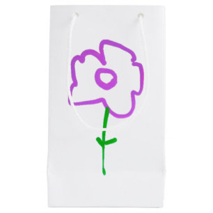 CADEAUBAG BLOEMEN ONTWERP STIJL KLEIN CADEAUZAKJE