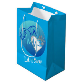 Cadeaubag Let it Snow! Medium Cadeauzakje