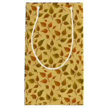 Cadeaubag Met Herfstbladeren