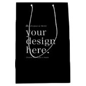 Cadeaubag Uw ontwerp uploaden Medium Cadeauzakje (Voorkant)