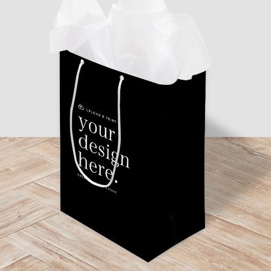 Cadeaubag Uw ontwerp uploaden Medium Cadeauzakje