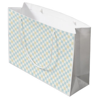 Cadeaubag voor babyfeest voor een jongen | Blauwe  Groot Cadeauzakje