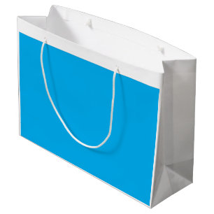 Cadeaubags Blauw Glanzend Verpakking met Touwh Groot Cadeauzakje