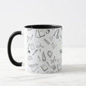 Cadeaubeker voor leraar Zwart & Wit Natuurkunde Wi Mok (Links)