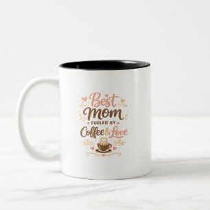 Cadeaubeker voor mama tweekleurige koffiemok