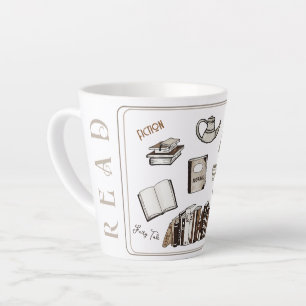 Cadeaubeker voor theedrinkende lezers latte mok