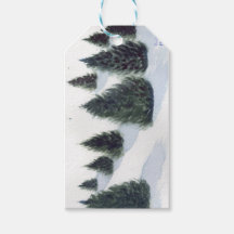 Cadeaubijlage Kerstbomen - Cadeauverpakkingsbenodi