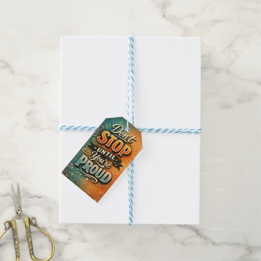 Cadeaubijslags Cadeaulabel (Met Touw)