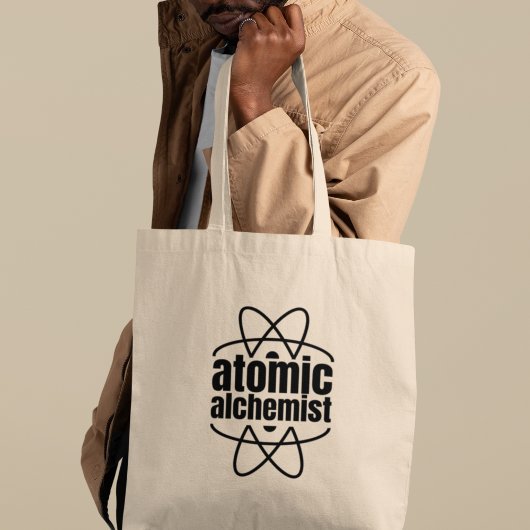 Cadeauboek voor scheikunde leraren Atoom Alchemist Tote Bag