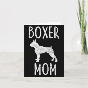 Cadeauboeksenmoeder Geschenk Hondenbezitter Boxer  Kaart