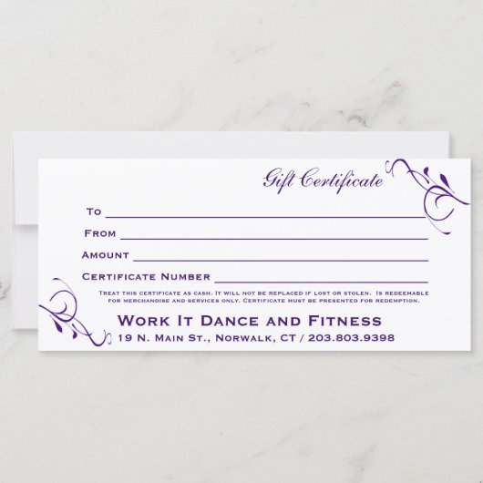 Cadeaubon (Achterkant)