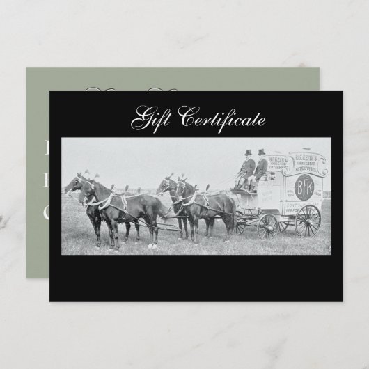 Cadeaubon 🎁 Aanpasbare Budget Template (Voorkant / Achterkant)