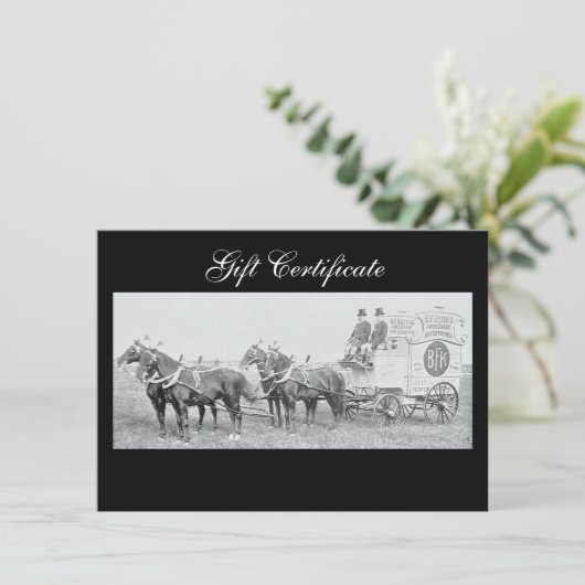 Cadeaubon 🎁 Aanpasbare Budget Template (Staand voorkant)