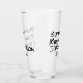 Cadeaubon Afstuderen op aangepaste naam | Funny Af Glas (Links)