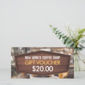 Cadeaubon Coffee Shop Cafe (Staand voorkant)