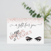 Cadeaubon Eye Brown Lashes Roos Gold (Staand voorkant)