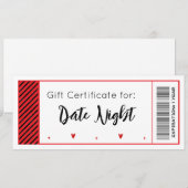 Cadeaubon  feestdagenkaart (Voorkant / Achterkant)