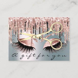 Cadeaubon hairdresser Roos roky Blue Visitekaartje