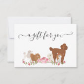 Cadeaubon Hondenverzorging Dierenarts Pension (Voorkant)