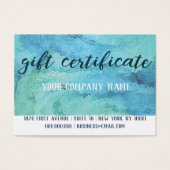 Cadeaubon Kaart Mighty, 3,5" x 2,5", standaard (Voorkant)