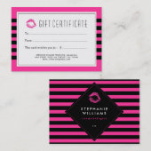  cadeaubon kortingskaartje (Voorkant / Achterkant)