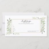 Cadeaubon Lentebladeren (Voorkant)