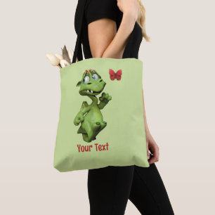 Cadeaubon met leuke monster vlinder draagtas