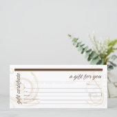 Cadeaubon met modern SWF-motif (Staand voorkant)