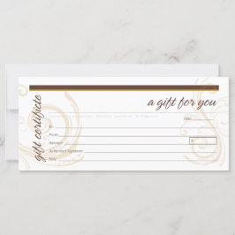 Cadeaubon met modern SWF-motif