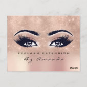 Cadeaubon Microblading Cosmetoloog Lash 1 Briefkaart (Achterkant)