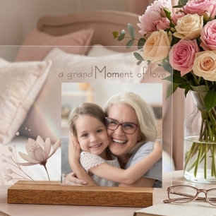 Cadeaubon Moederdag Foto Acryl voor oma Bord
