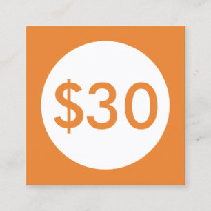 cadeaubon oranje spot kortingskaartje